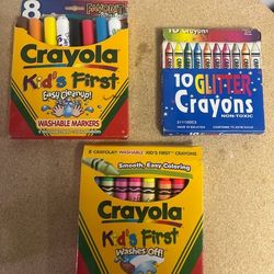 Crayons And Markers
