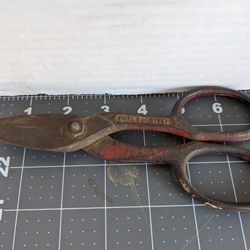 Vintage Metal Sheers Eclipse Forged Steel 7"