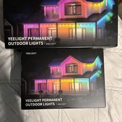 YEELIGHT Smart Outdoor Permanent String Light, 150 Ft, 20+ Lighting Effect, RGB LED, Music Sync