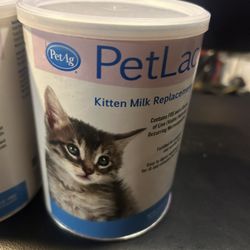2 New Petlac Kitten Milk Replacement 