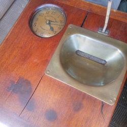 Antique Hledgill Brook Time Recorder Clock