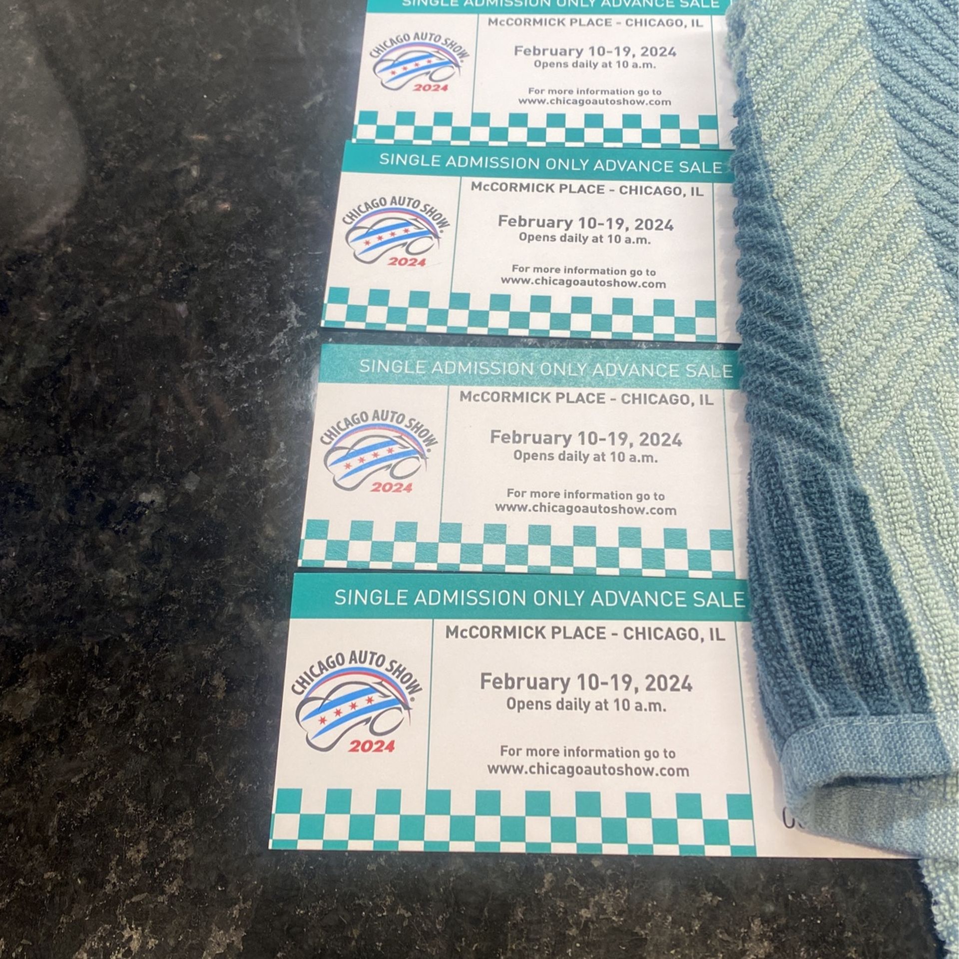 Auto Show Tickets