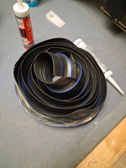 new rubber garage door