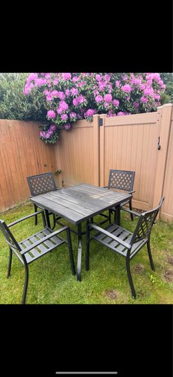 Our door table /4 chairs