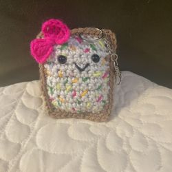 Crochet Poptart Keychain 