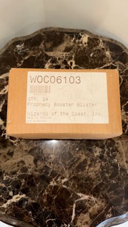 Magic The Gathering Prophecy Booster Blister Card Pack Wizards of The Coast New Sealed Box WOCO6103