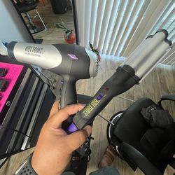 HOT TOOLS BLOWDRYER & CRIMPER BUNDLE