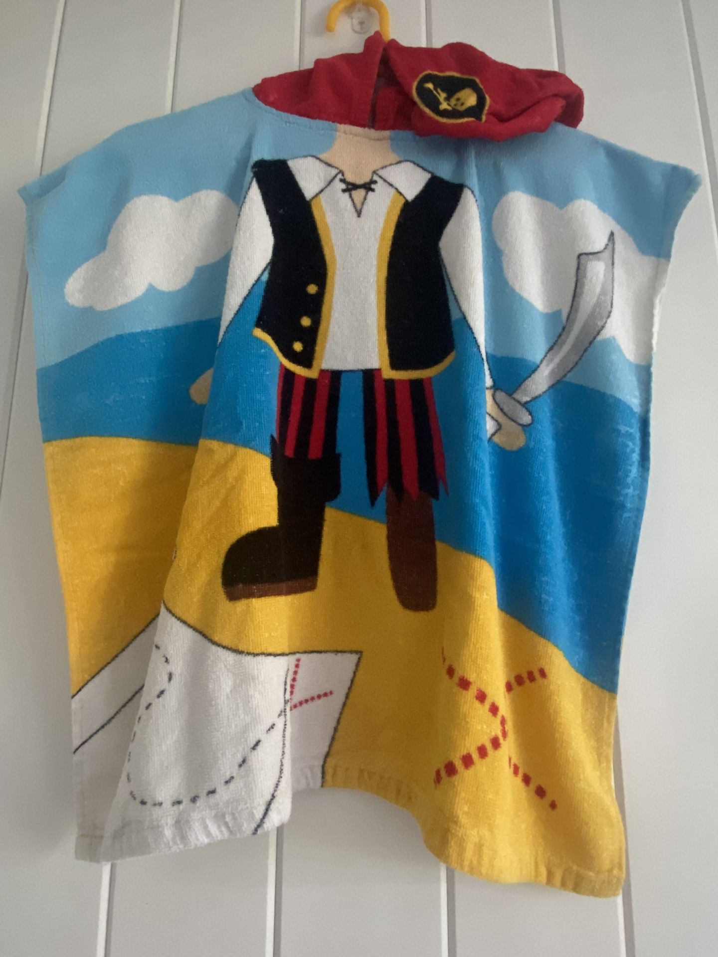 Kids Hoodie Beach Hooded Towel Pirate Fun play