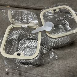 Laundry Pods Container Holder With Lid 2-pack