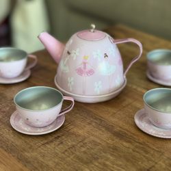 Pottery Barn Pink Ballerina 🩰 Tea Set 