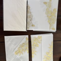 Gold Floral Invitation Set of 25 (Queen Creek)