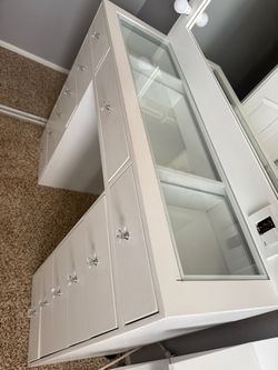 white vanity