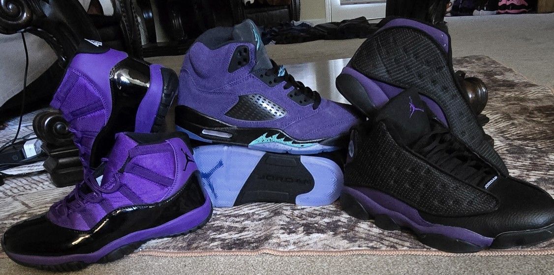 Air Jordan Purple Retros