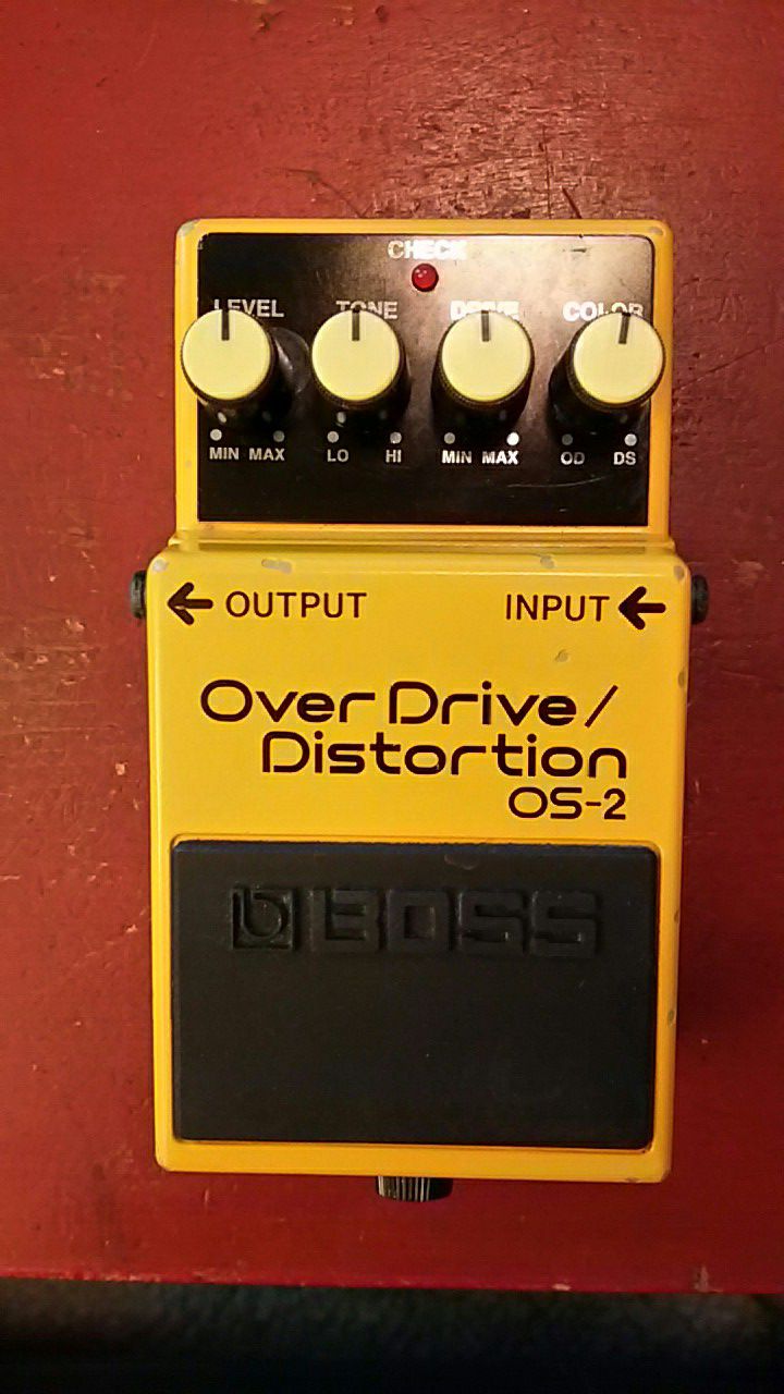 Boss OS-2 Over Drive / Distortion pedal