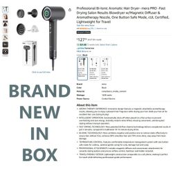 Mera Pro Bi-Ionic Hair Dryer w/Accessories, Aromatherapy