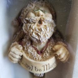 Santa wine bottle cork stopper