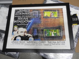 Framed Rear Window 17.25"x13.25"
