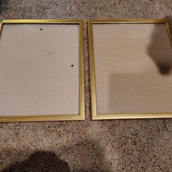 8.5 X 11 Gold Frames