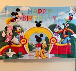 Mickey Mouse Birthday banner