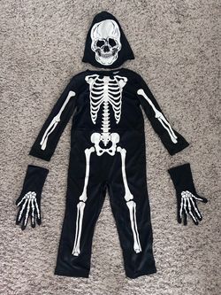 Skeleton Costume Boy Girl Halloween
