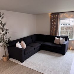 Crate and Barrel Axis Sectional Couch