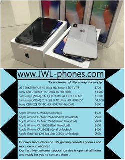 ^.^iPHONES X,XS,XR 201$ ^.^