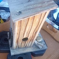 Folkart Outhouse Bird House