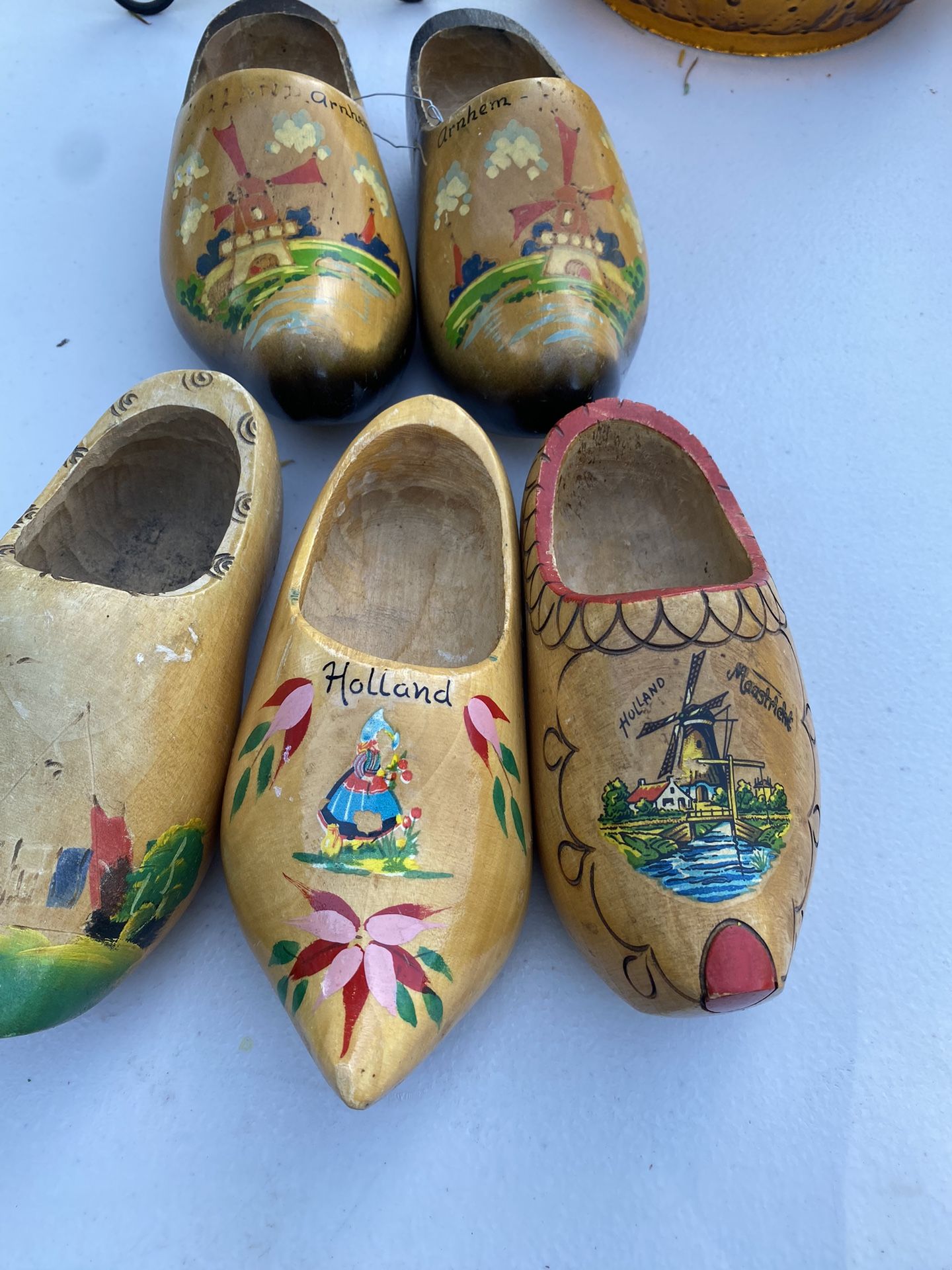 Vintage Holland Wood  Clogs