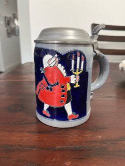 Antique 1940’s Reinhold Merkelbach Beer Stein Tavern Pub