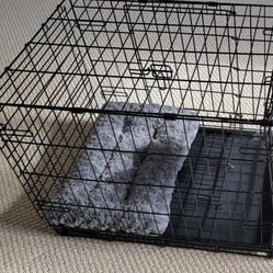 Pet Kennel With Bed!