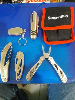 SHEFFELD MULTI- TOOLS W/ POUCH