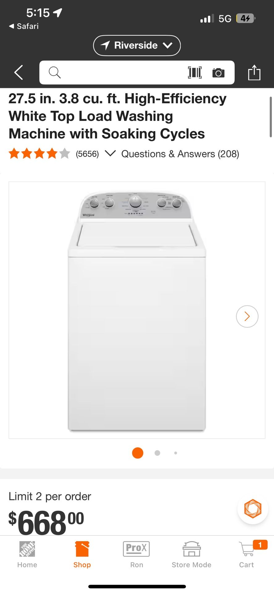 Whirlpool Washer (Almost New!!)