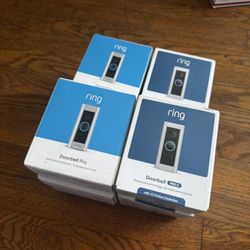 BRAND NEW Ring Doorbells – 50% OFF Retail 
