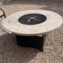 Marble / Granite/ Stone Topped Fire Pit