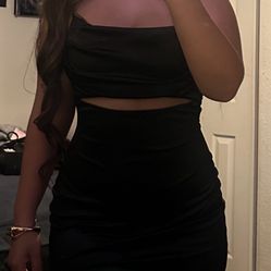 Black long dress