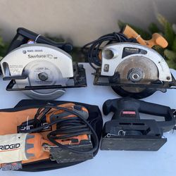 Selling two circular saws & two sanders see below for prices