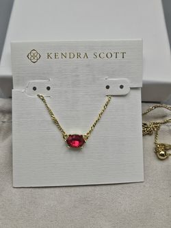 Kendra Scott red necklace