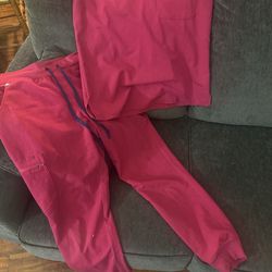 Figs scrubs pink