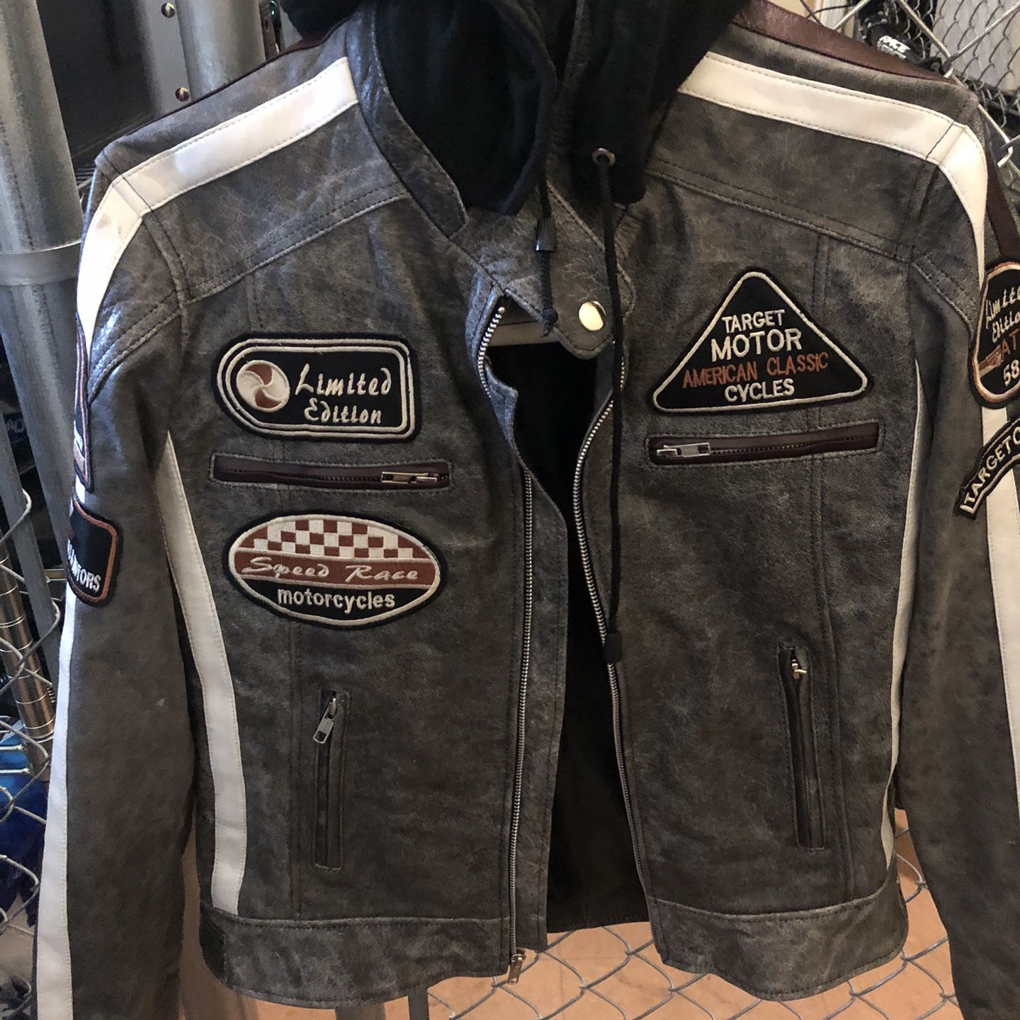Motocross Faux Leather Jacket - Women’s