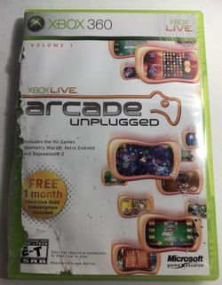XBox Live Arcade Unplugged Vol 1 XBox 360