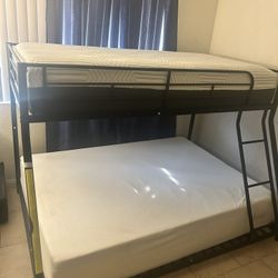 Metal Bunk Bed Twin Over Full