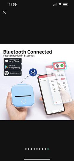 Mini Pocket Sticker Printer-Bluetooth Pocket Thermal Printer-Portable Smart  Photo Printer for iPhone, Compatible with iOS&Android, T02 Receipt Mobile  for Sale in Chino Hills, CA - OfferUp