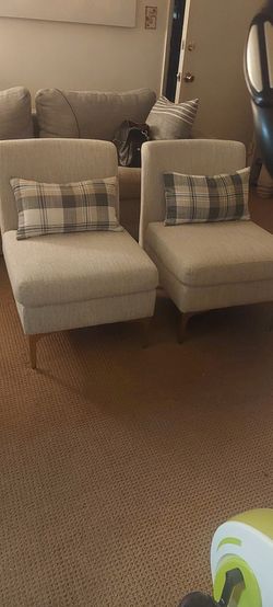 2 accent chairs