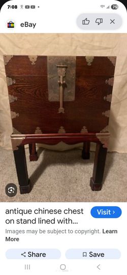 Antique Chinese trunk