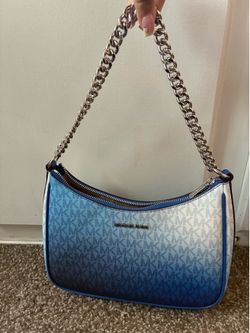 Blue Michael Kors Shoulder Purse