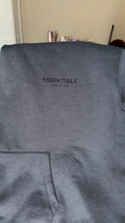 Fear of God Essentials Hoodie Black