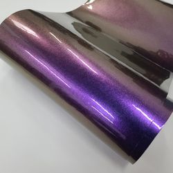 Gloss Purple Gold Flip Metallic Vinyl Car Wrap 60FT X 5FT