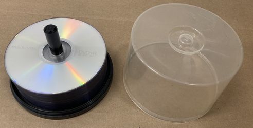 MEMOREX DVD + R 16X 4.7 GB 120 Min // 31 DVDs remaining OPEN BOX