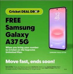 Get for free with cricket🔥 just switch over✅