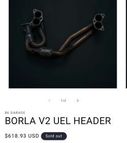 Subaru Brz Borla Uel Exhaust Parts